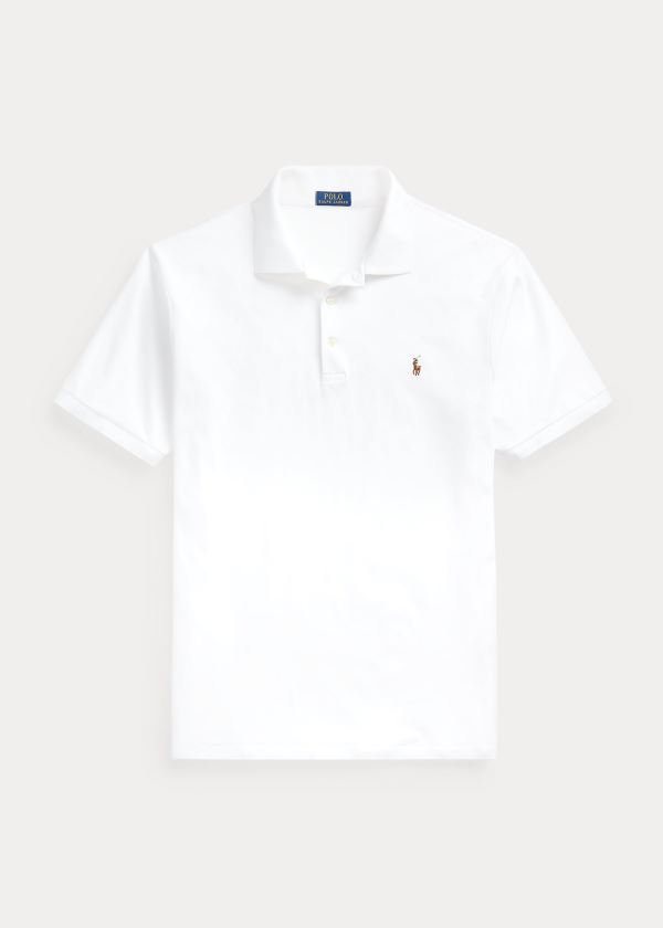 Polos Polo Ralph Lauren Hombre Blancos - Classic Fit Soft Cotton - ZACXJ0693